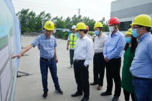 市國資委黨委書記、主任婁顯杰一行調(diào)研建筑工業(yè)化PC構(gòu)件生產(chǎn)基地與