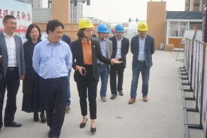 市國資委黨委書記、主任婁顯杰赴市北32號地塊調研“紅色工地”建設